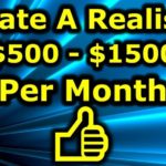 How To Make Money From Home $500 – $1500 Per Month +Bonus