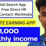 Halbzeitjob, von zu Hause aus seinen Lebensunterhalt verdienen, generate profits with Workindia app