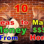 10 Ideias para ganhar dinheiro em casa