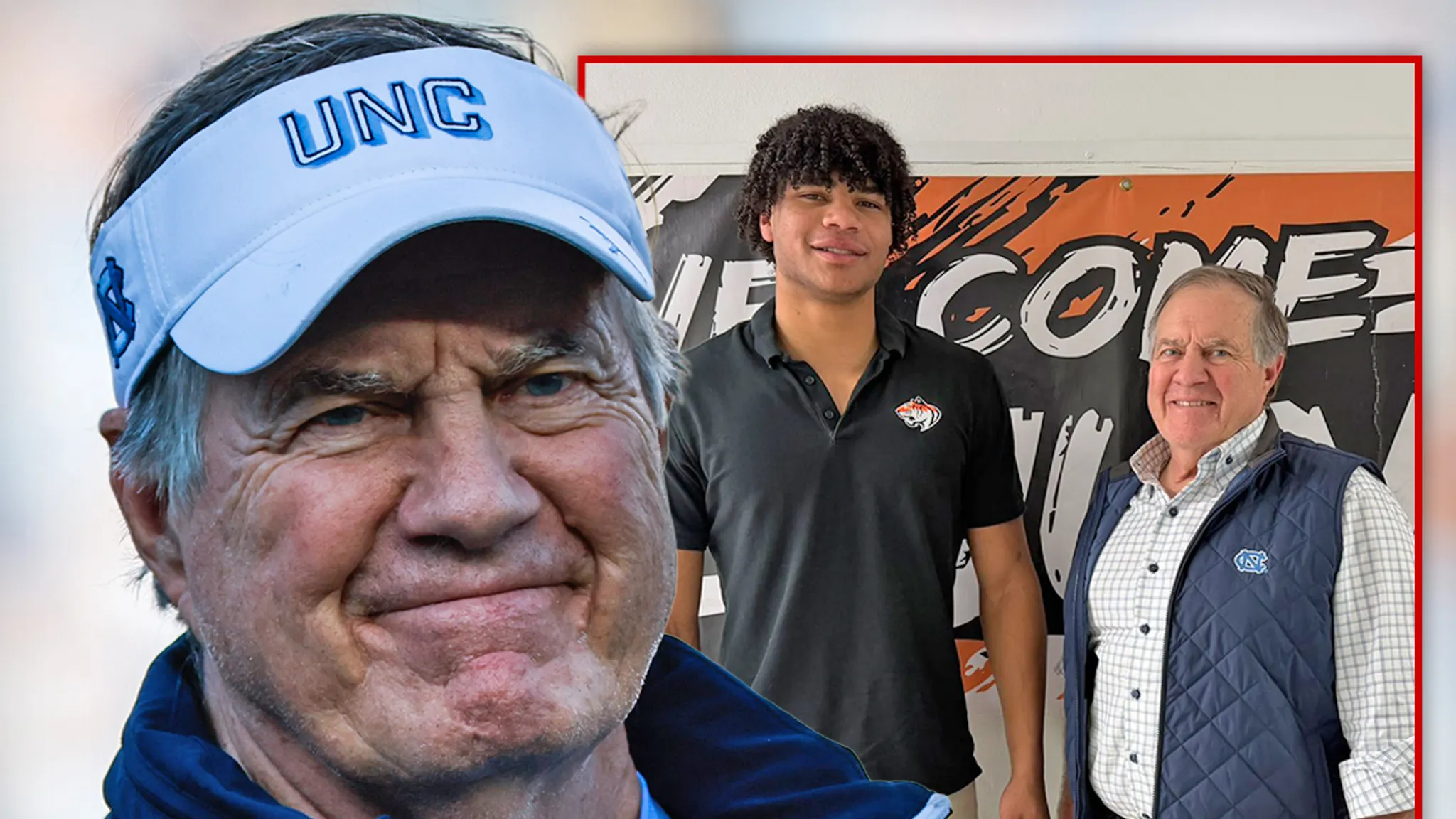 Invoice Belichick All Smiles With Recruit After Corridor of Fame Snub