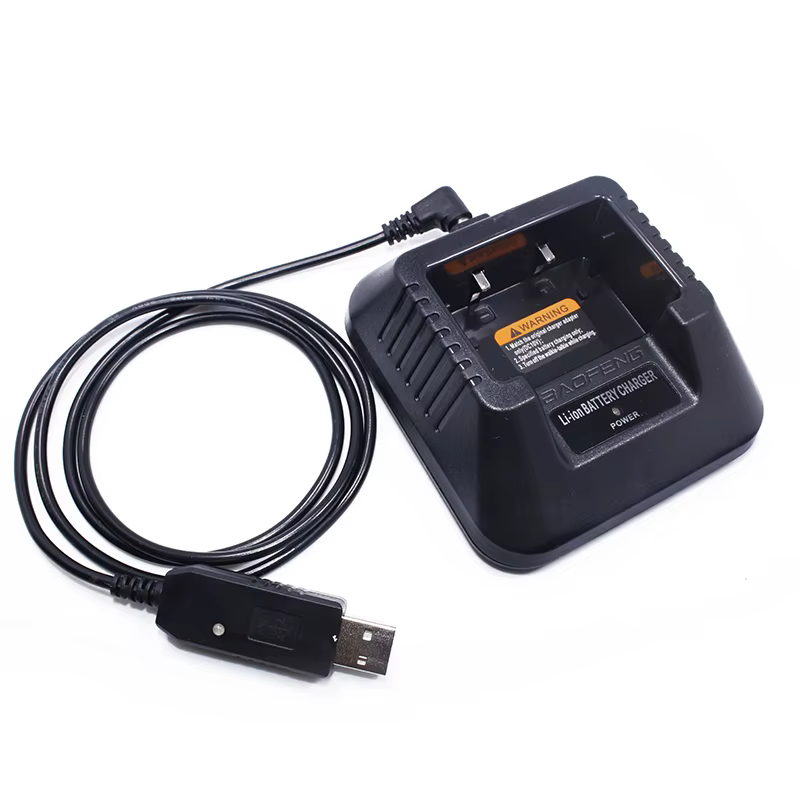 Baofeng Authentic UV-5R Desktop USB Base Charger Adapter for UV5R Walkie Talkie Ham Two Manner Radio Charger Equipment