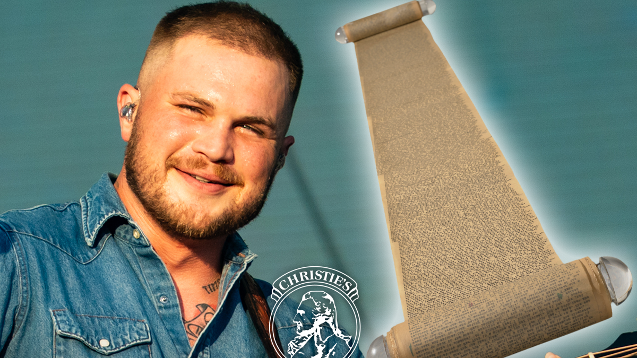 Zach Bryan Drops $12M on Jack Kerouac Manuscript Scroll at Jim Irsay Public sale