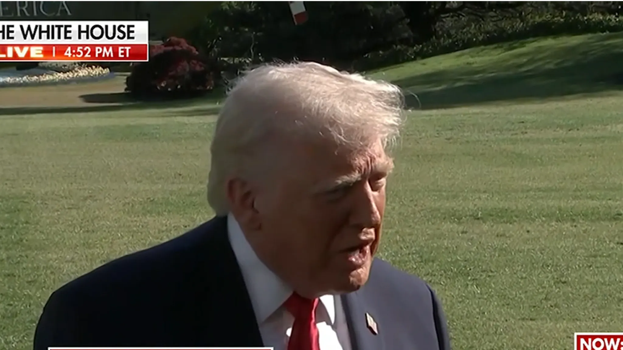 Donald Trump Tells Reporter She 'Is aware of Nothing' After Query About Iran
