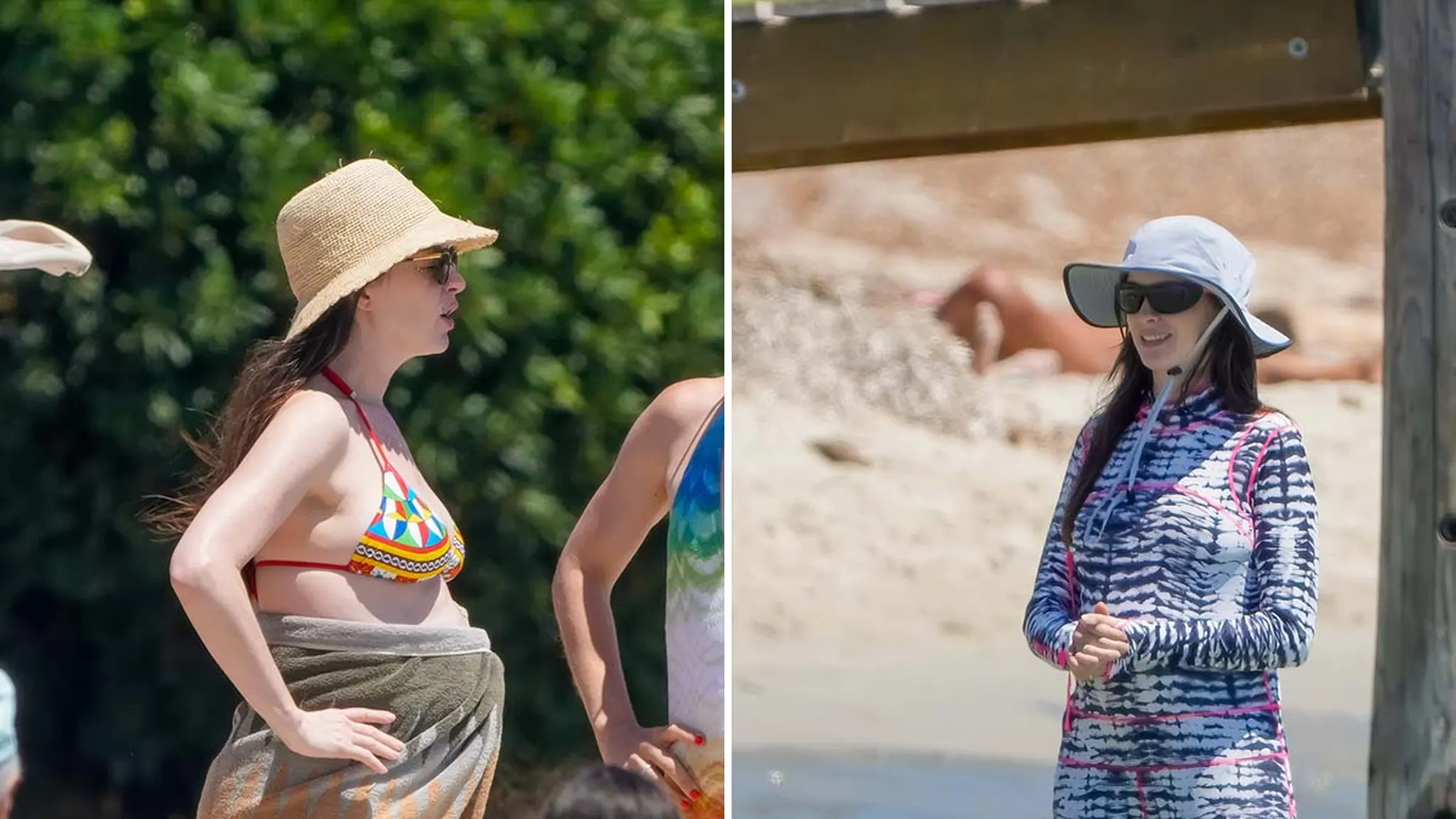 Anne Hathaway Sports activities Child Bump Throughout Saint-Tropez Getaway