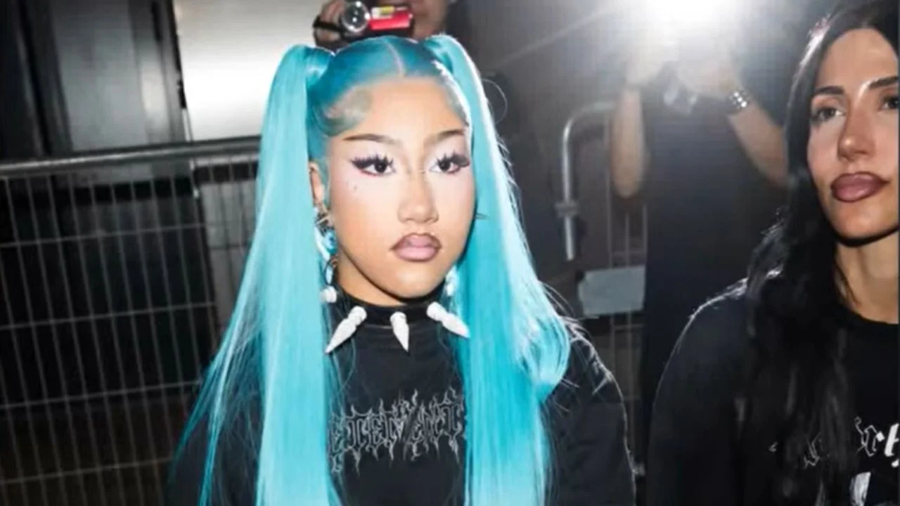 North West Brings Blue Hair and Punk Styling to Vetements at Paris Trend Week