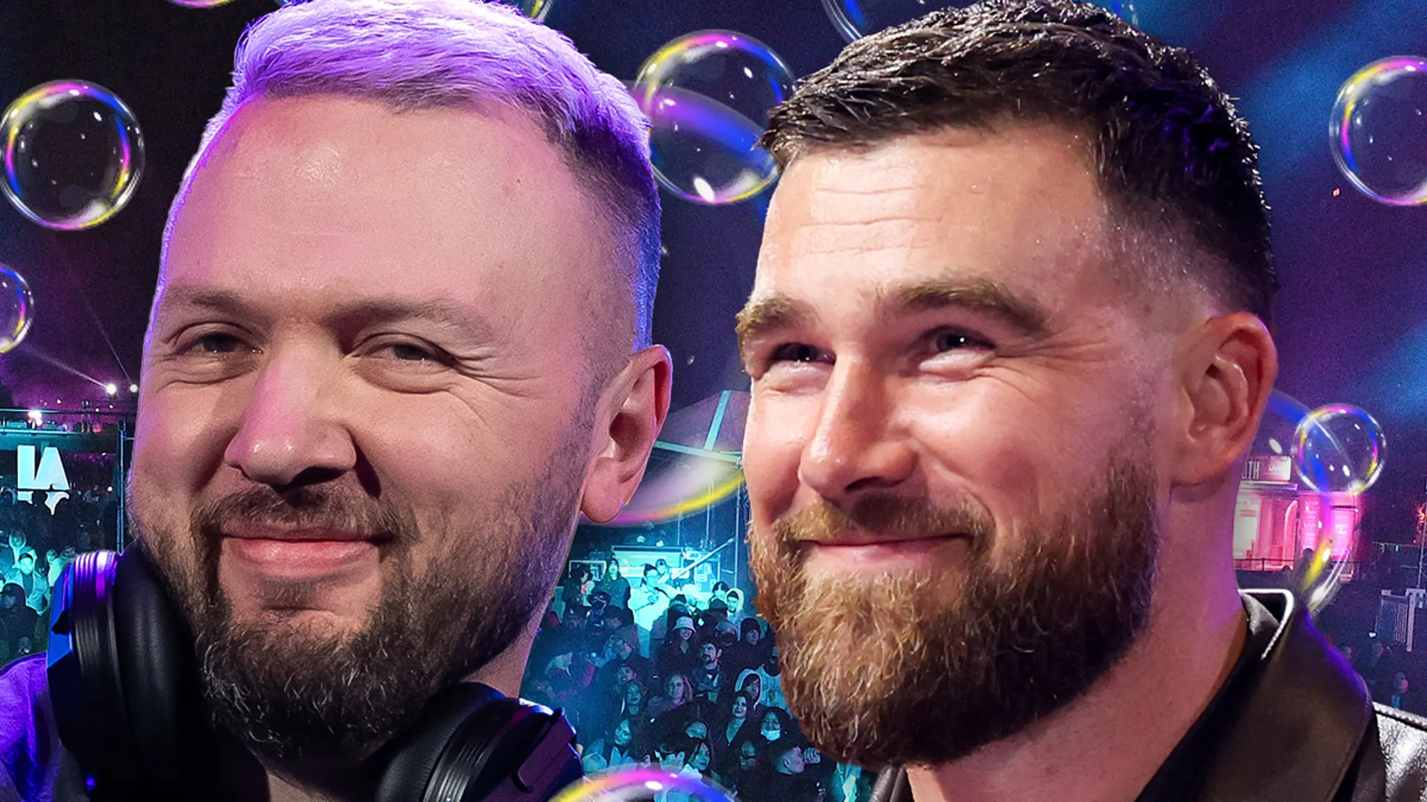 Travis Kelce Shoots Bubble Gun at Chris Lake Live performance as Marriage ceremony Approaches