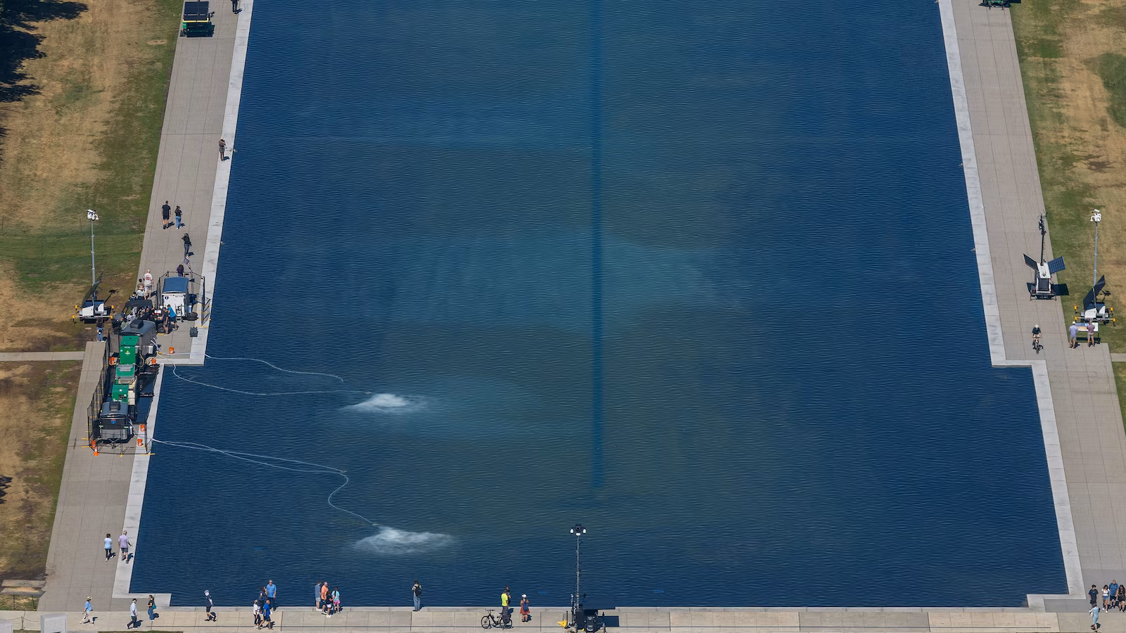 Reflecting Pool caulking reduce with ‘sharp knife or razor’ in beforehand undisclosed incident, NPS says in courtroom submitting