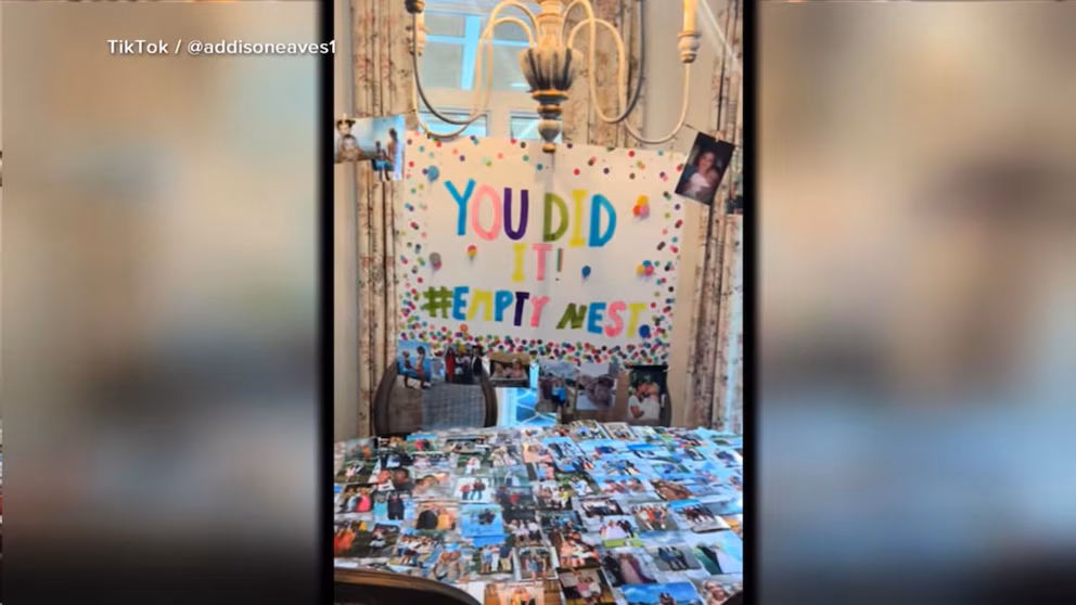 WATCH:  How college students are flipping the script with 'empty nester' sendoffs for folks