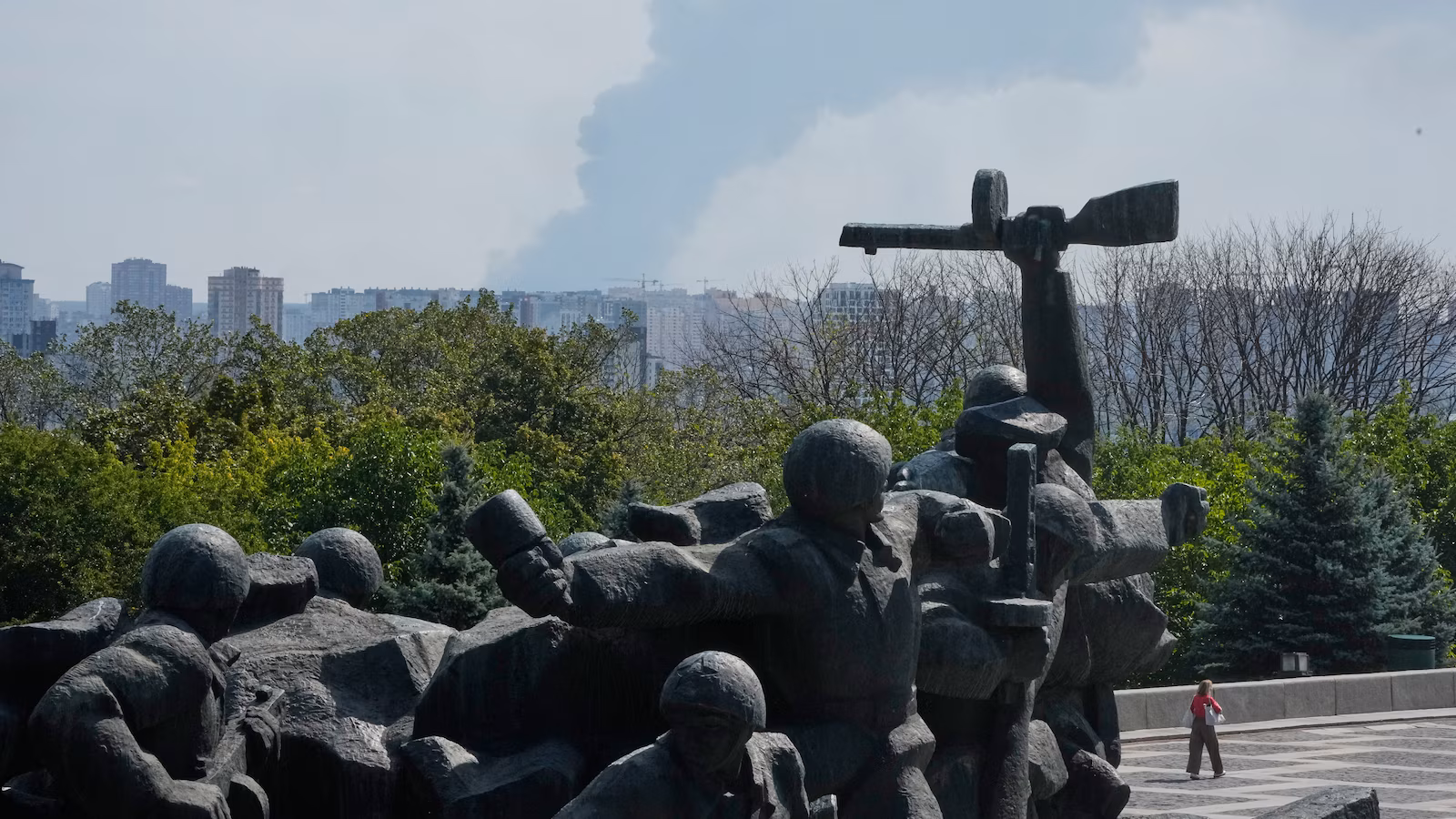Russia says it launched a ‘large’ in a single day strike on 9 Ukrainian cities
