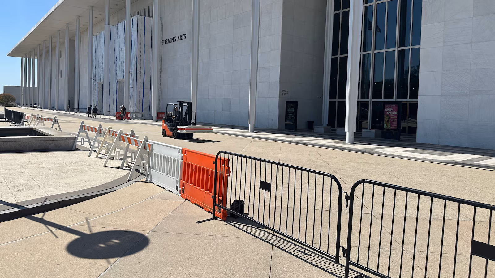Fencing goes up round the principle Kennedy Heart constructing after Trump-aligned board votes to shut it