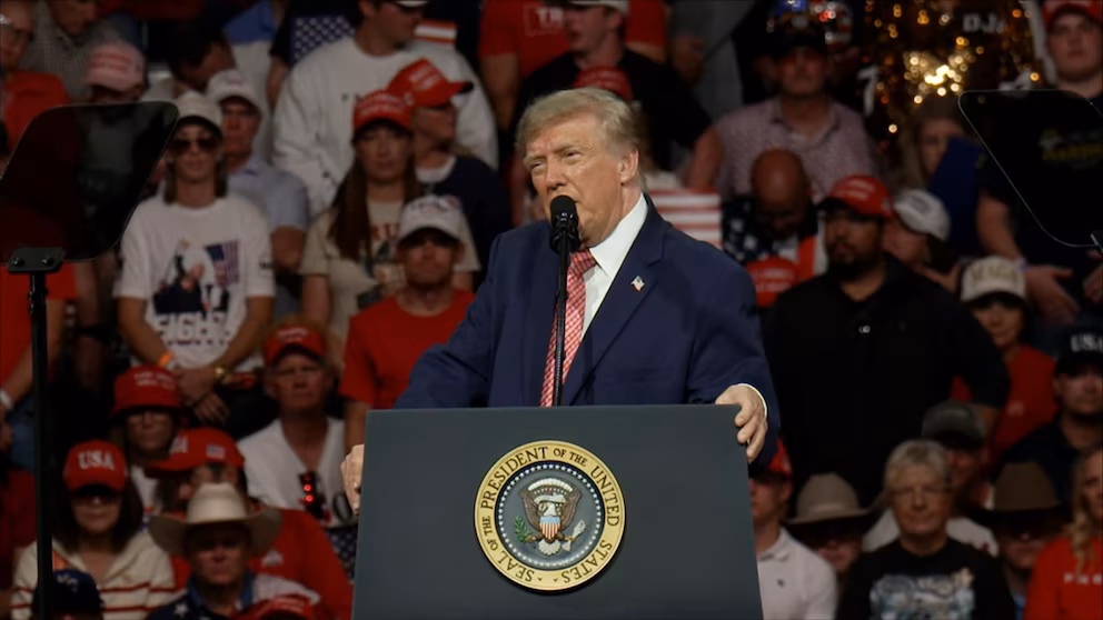WATCH:  Trump publicizes gas reduction for farmers
