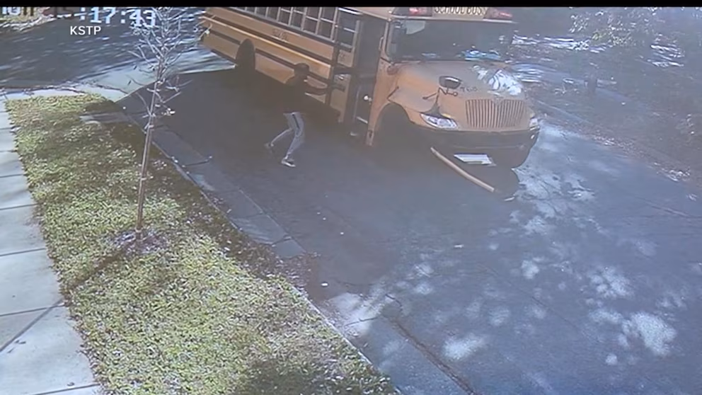 WATCH:  Hero saves youngsters on bus