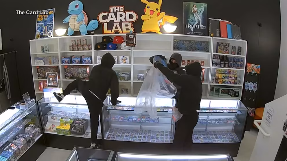 WATCH:  $1 million heist nets uncommon Pokémon playing cards