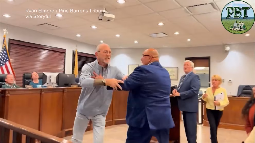 WATCH:  New Jersey mayor prices at critic throughout city corridor