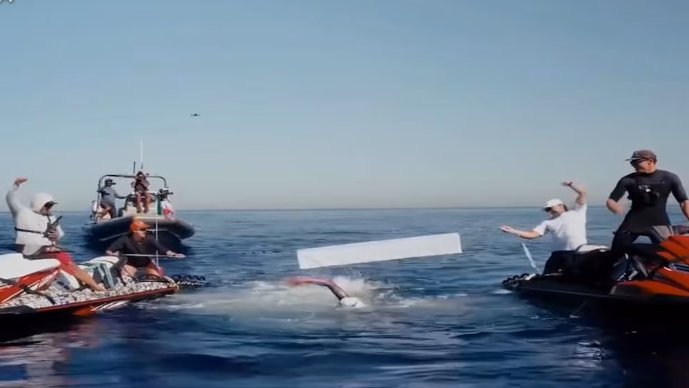 WATCH:  Girl makes historical past swimming the complete California coast