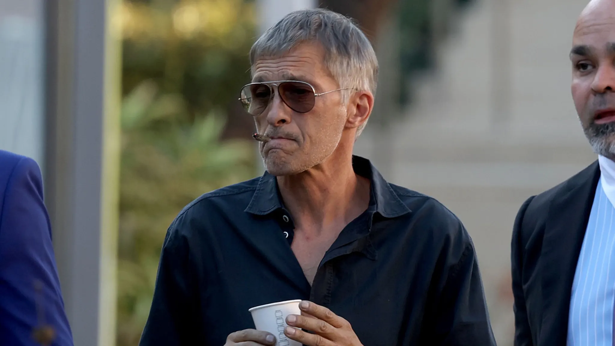 Olivier Martinez Noticed Smoking Outdoors of Court docket Amid Halle Berry Custody Battle