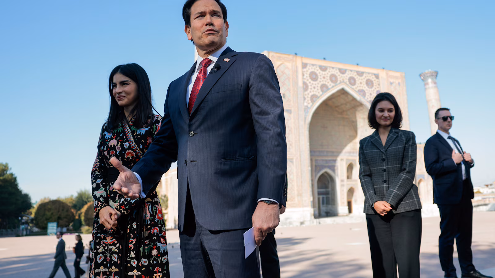 Rubio is in Uzbekistan to advertise US ties and commerce with Central Asia